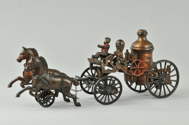 KENTON TWO HORSE FIRE PUMPER Cast 179352