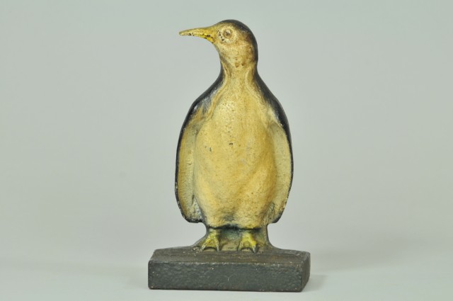 PENGUIN DOORSTOP Depicts cast iron 17936d