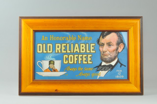OLD RELIABLE COFFEE SIGN Wooden 179385