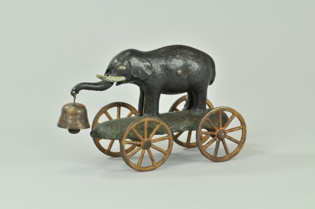 ELEPHANT BELL TOY N.N. Hill c. 1905