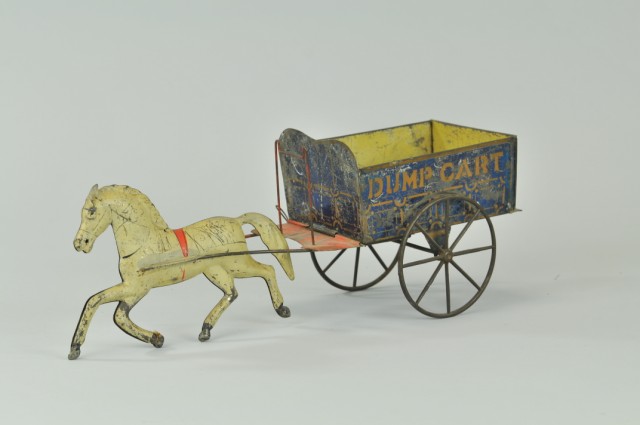 HORSE DRAWN DUMP CART Early American