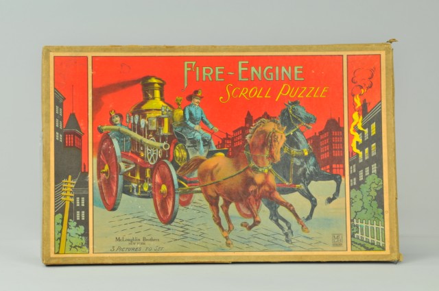FIRE ENGINE SCROLL PUZZLE McLoughlin 1793cf