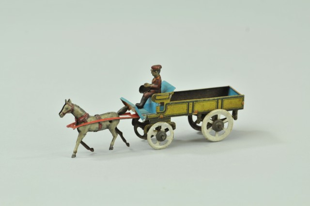 DRAY WAGON PENNY TOY Fischer lithographed