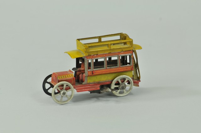 DISTLER BUS PENNY TOY Germany lithographed 1794a2