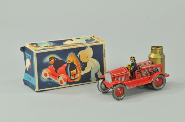 PENNY TOY FIRE PUMPER Arnold boxed 1794b0