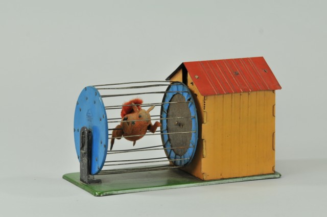 MARTIN SQUIRREL IN CAGE TOY Amusing 1794bb