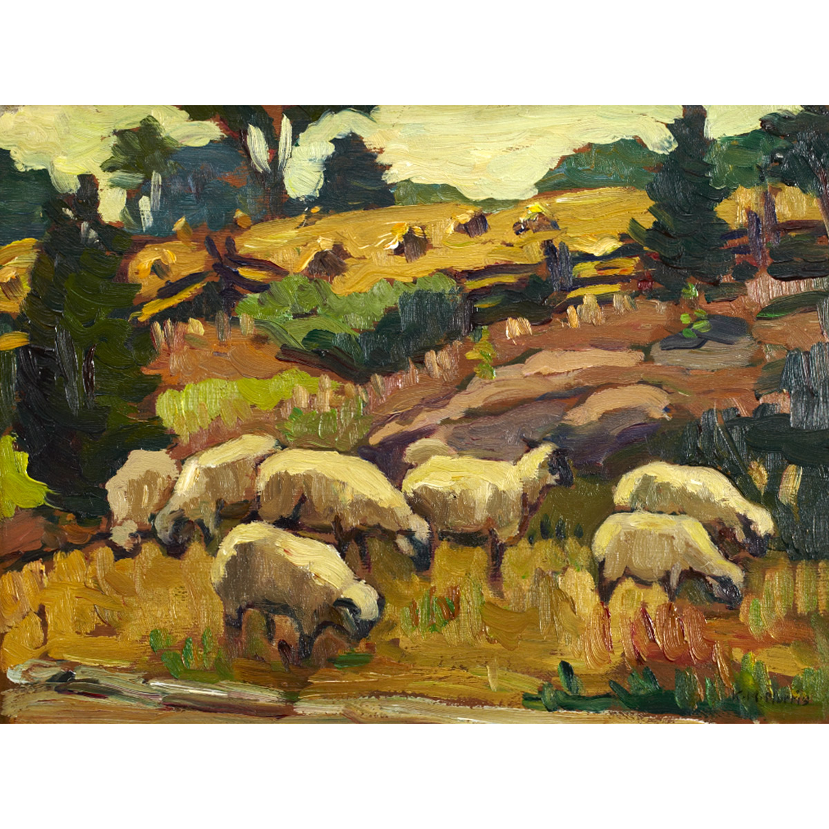 KATHLEEN MOIR MORRIS A.R.C.A. SHEEP