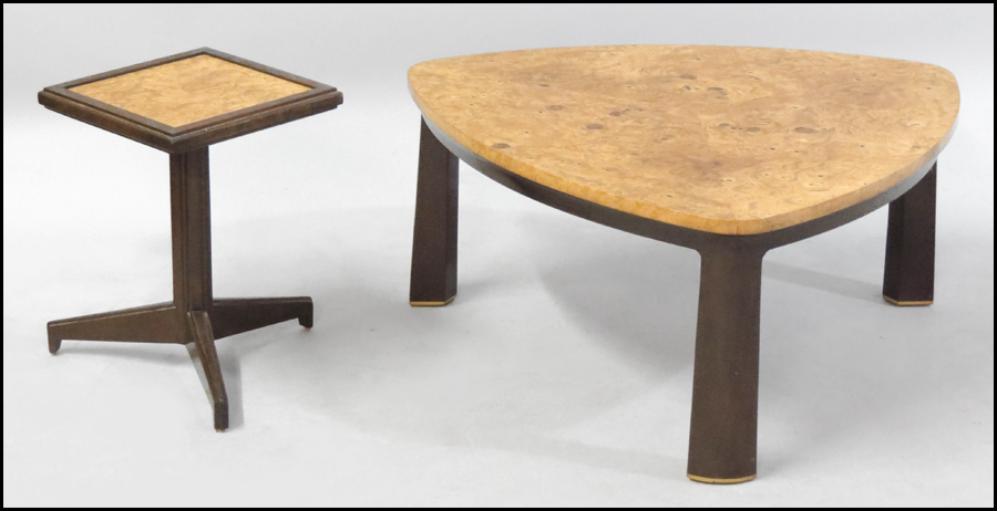 TWO DUNBAR OLIVEWOOD TABLES Comprising 179624