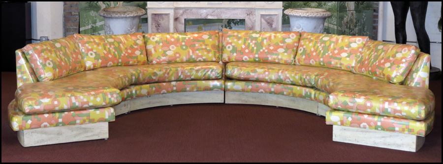 ERWIN LAMBETH FOUR SECTION SOFA.