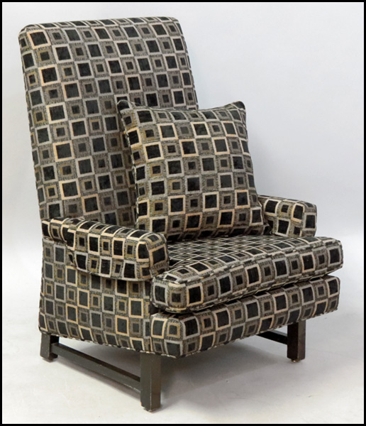 UPHOLSTERED HIGH BACK CHAIR. Back height: