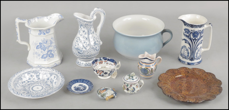 GROUP OF CONTINENTAL CERAMICS. Comprised