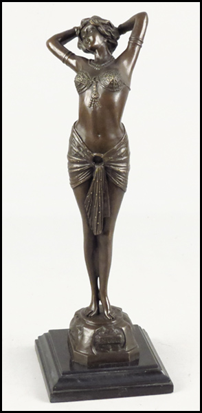 PATINATED BRONZE FIGURE OF AN ART 1796b5