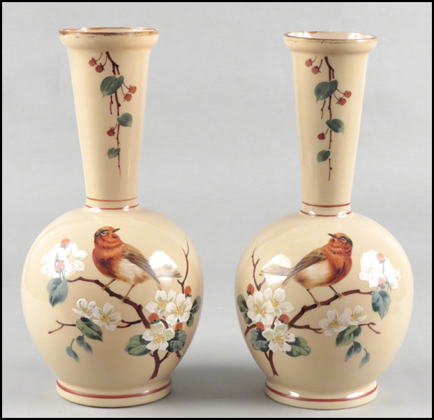 PAIR OF VICTORIAN PAINTED BRISTOL 179742