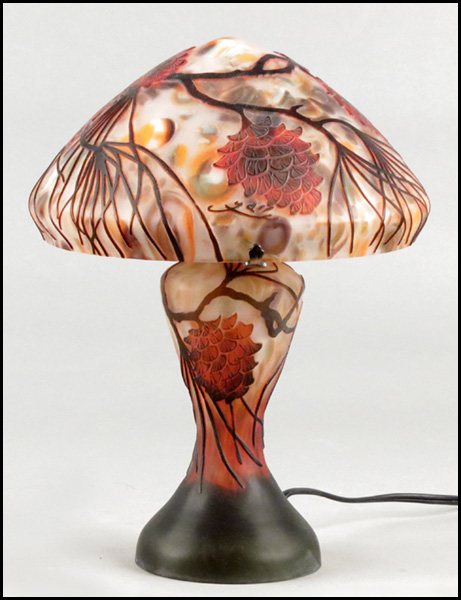 CONTEMPORARY ART GLASS LAMP H 13  179789