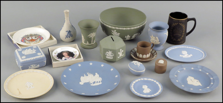 COLLECTION OF WEDGWOOD JASPERWARE  1797a8