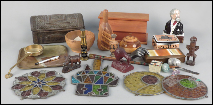 COLLECTION OF DECORATIVE ITEMS. Comprising