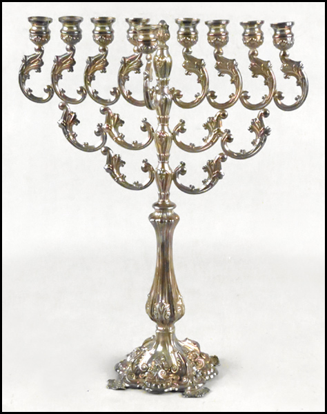 STERLING SILVER MENORAH. 23.90