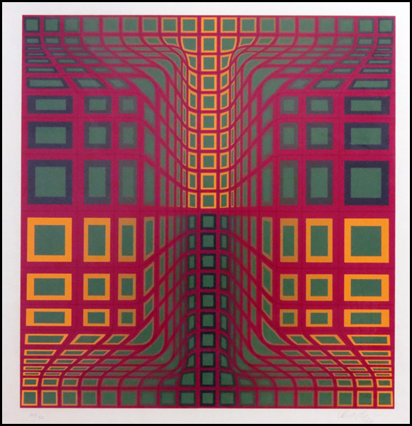 VICTOR VASARELY (1906-1997) UNTITLED.