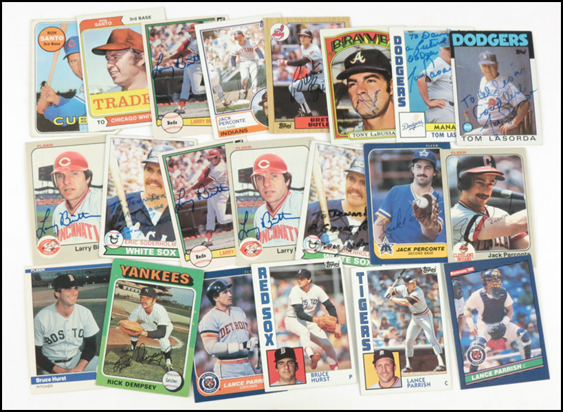 COLLECTION OF BASEBALL CARDS. With