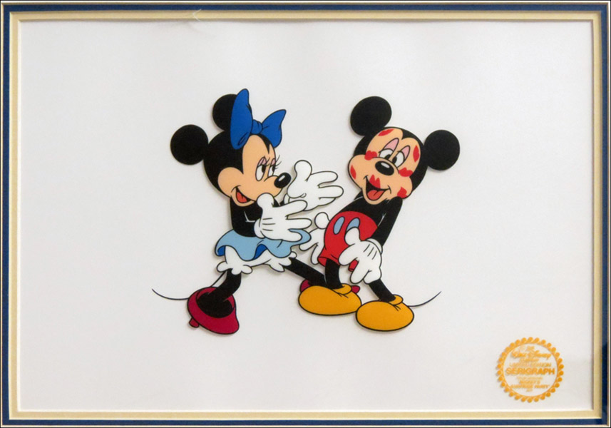 WALT DISNEY ANIMATION CEL MINNIE LOVES