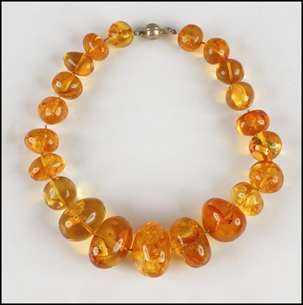 POLISH AMBER NECKLACE Graduated 17993a