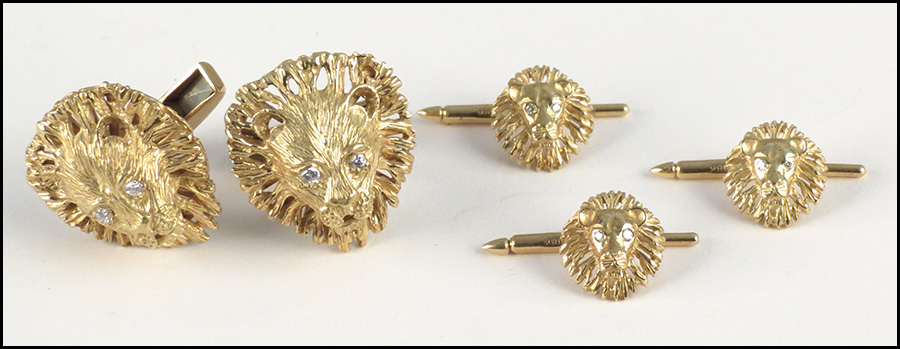 LION'S HEAD 18 KARAT YELLOW GOLD