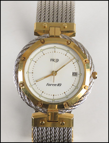 FRED OF PARIS FORCE 10 WATCH Stainless 179948