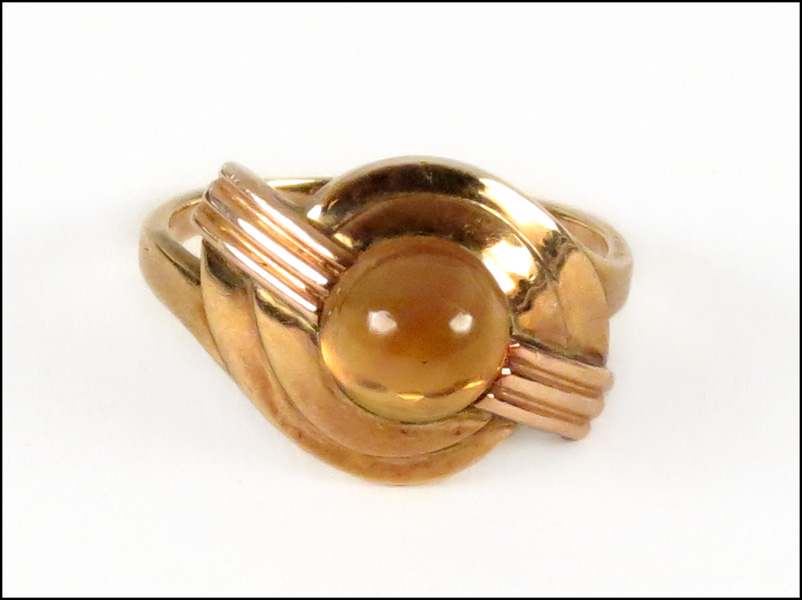 RETRO CITRINE AND 14 KARAT YELLOW 179977