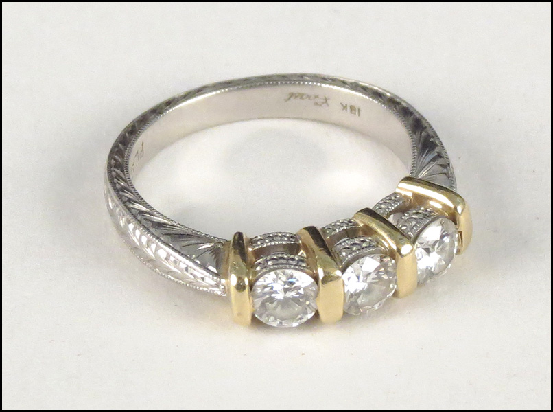 PLATINUM 18 KARAT YELLOW GOLD AND 1799ab