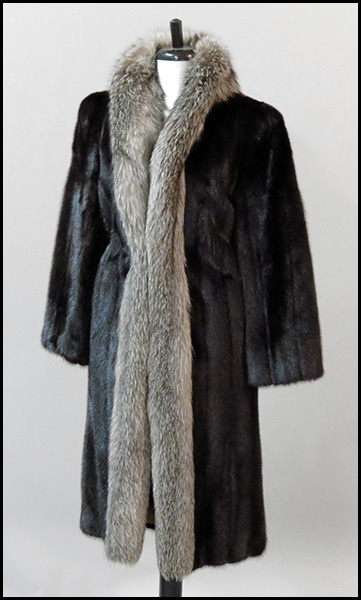 RANCH MINK 7 8 LENGTH COAT With 1799c6