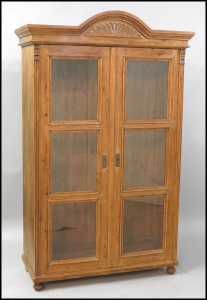 CONTINENTAL CARVED WALNUT TWO DOOR 1799eb