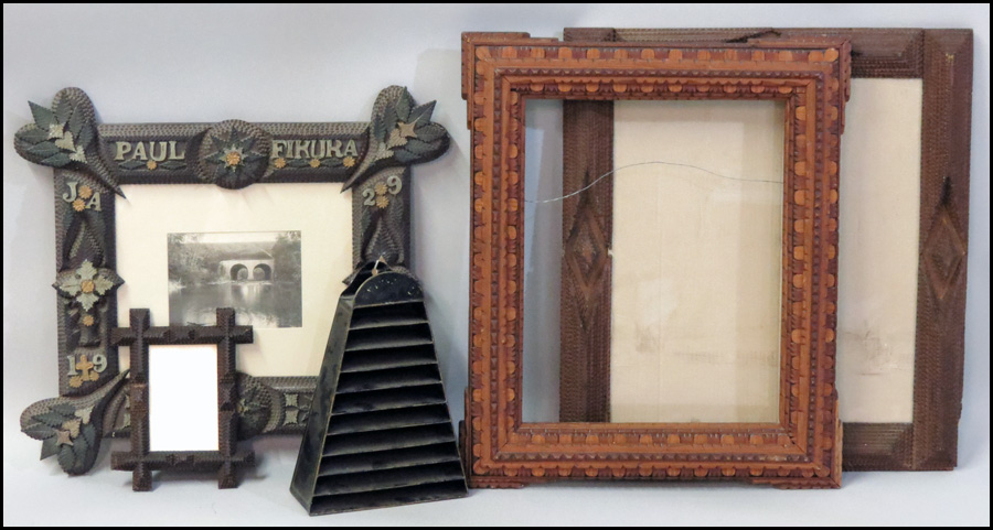 FOUR TRAMP ART FRAMES Together 179a43