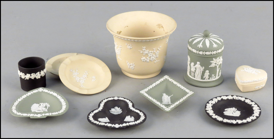 COLLECTION OF WEDGWOOD JASPERWARE 179a49