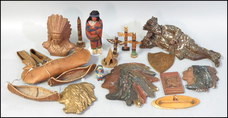 A COLLECTION OF INDIAN MOTIF DECORATIVE