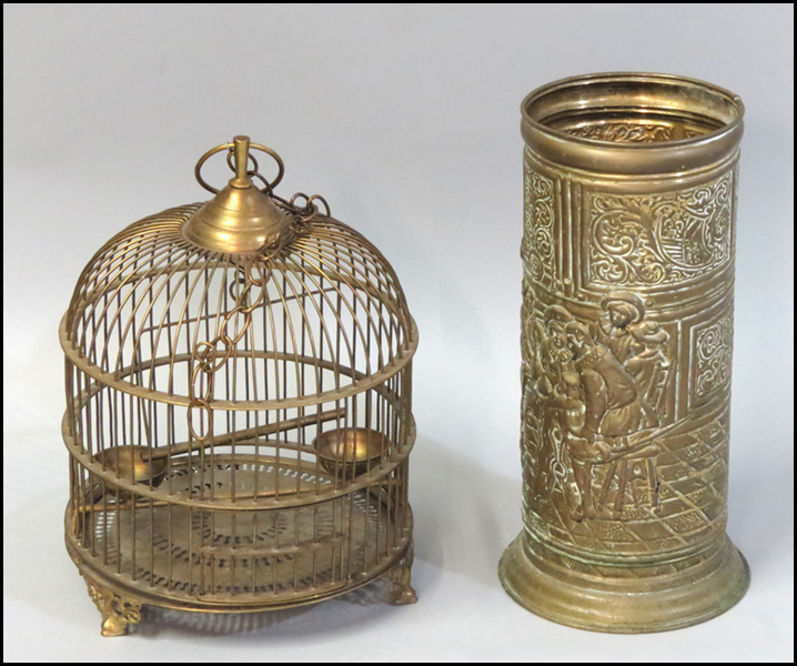 BRASS BIRDCAGE Together with brass 179a65