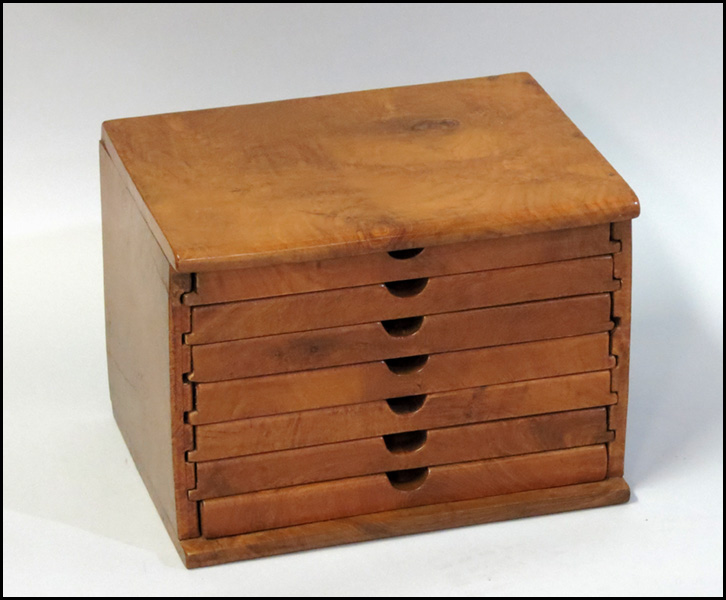 WALNUT DOCUMENT BOX H 11 W  179a70