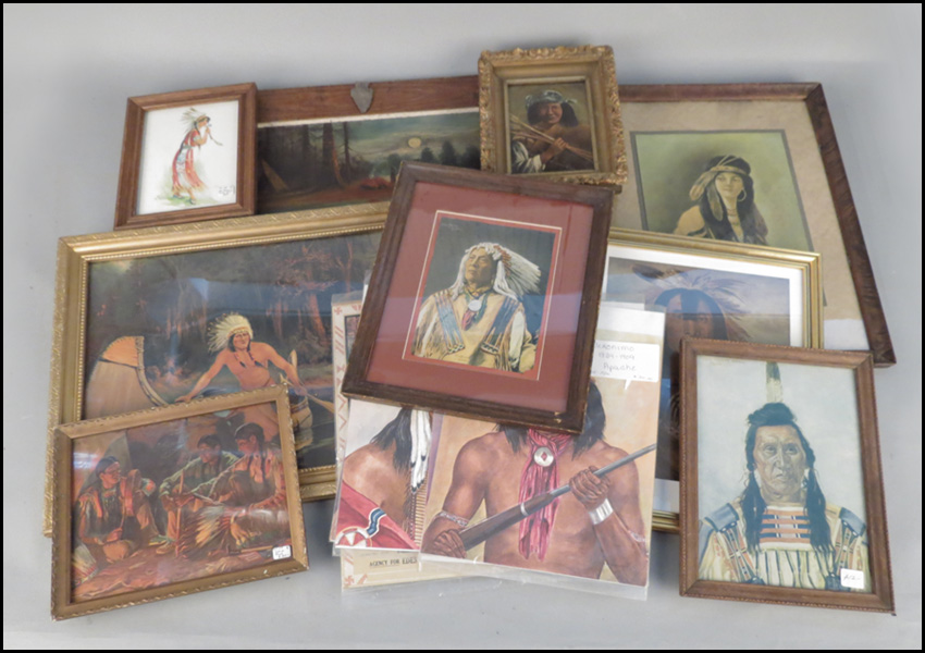 COLLECTION OF INDIAN PORTRAITS.