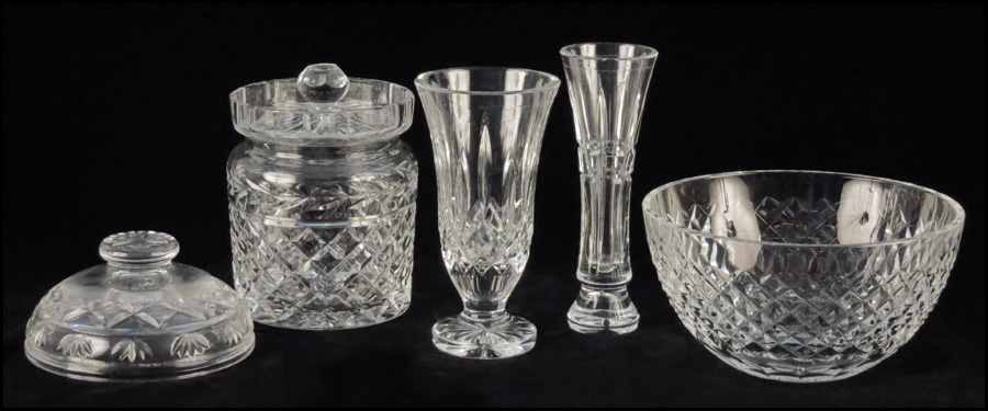 GROUP OF WATERFORD CRYSTAL TABLE