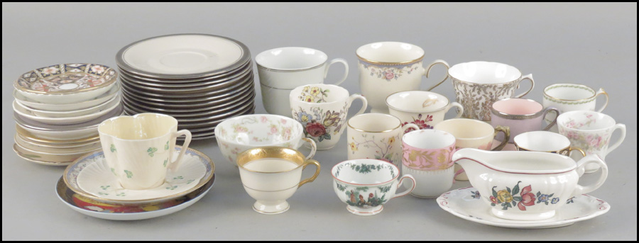 COLLECTION OF PORCELAIN TEACUPS 179af1