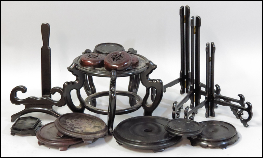 COLLECTION OF ASIAN STANDS. Condition: