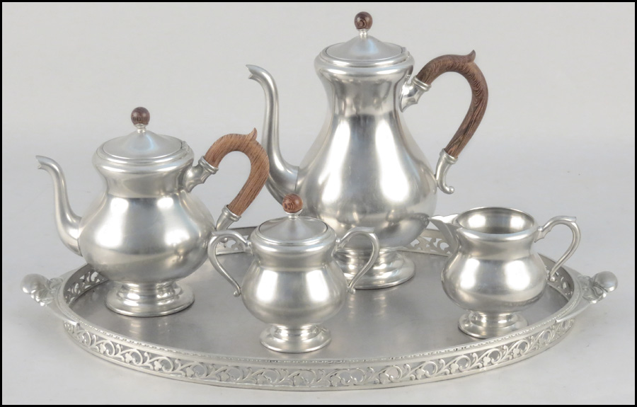 ROYAL HOLLAND PEWTER TEA AND COFFEE