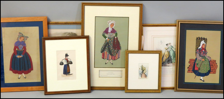 GROUP OF SEVEN ASSORTED FRAMED 179b81