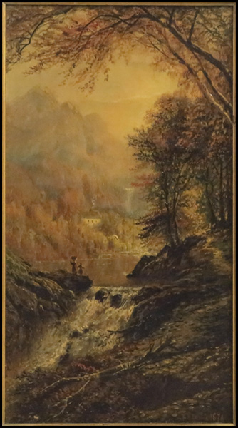 ARTIST UNKNOWN (19TH CENTURY) RIVERSCAPE.