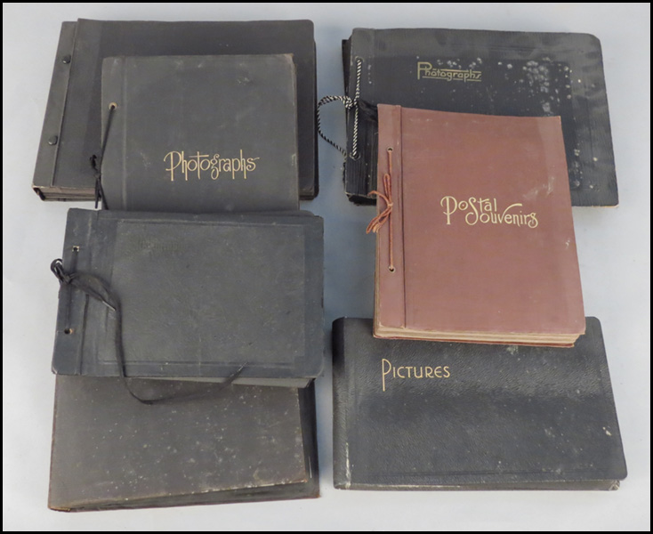 COLLECTION OF SEVEN PHOTO ALBUMS.