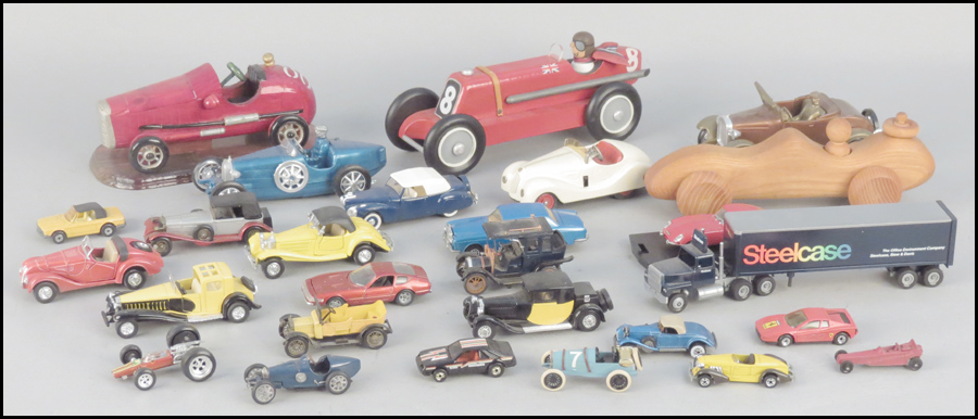 COLLECTION OF MODEL TOY CARS. Comprised