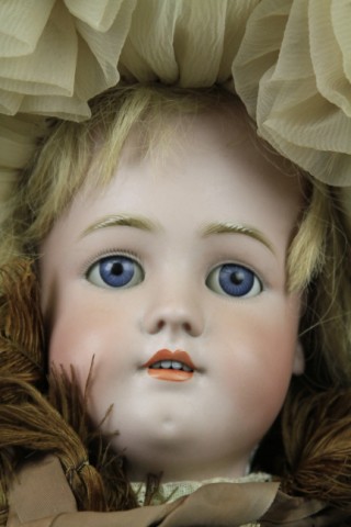 LARGE GERMAN BISQUE CHILD DOLL Good