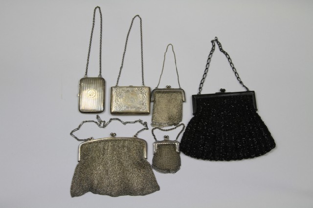 LOT OF SIX ART DECO PURSES Large 179d66