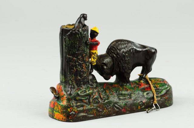 BUTTING BUFFALO MECHANICAL BANK 179d75