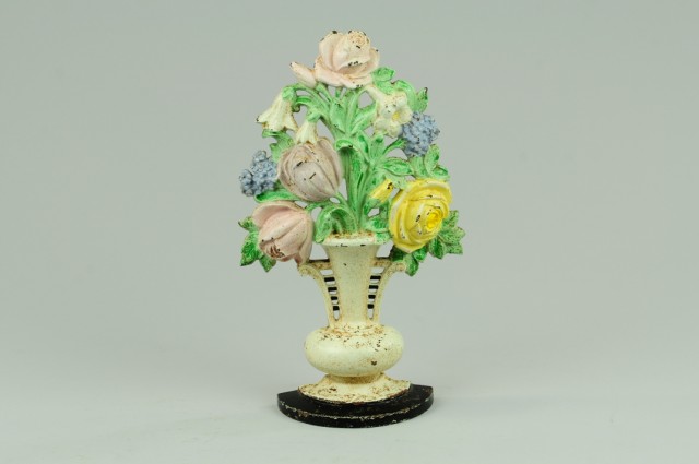 TULIPS AND ROSES DOORSTOP ''Hubley