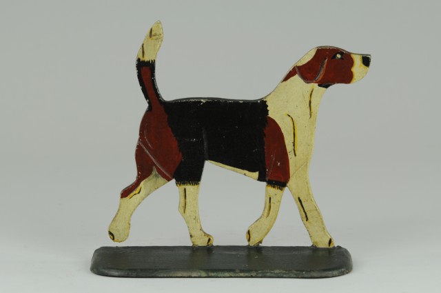 AMERICAN FOXHOUND DOORSTOP Double-sided